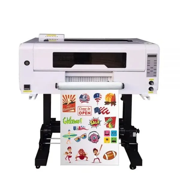 Impresora UV DTF 30cm 300B con 3 XP600
