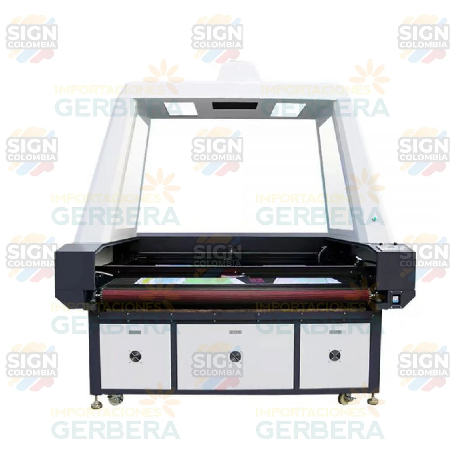 Cortadora láser de tela con cámara CCD