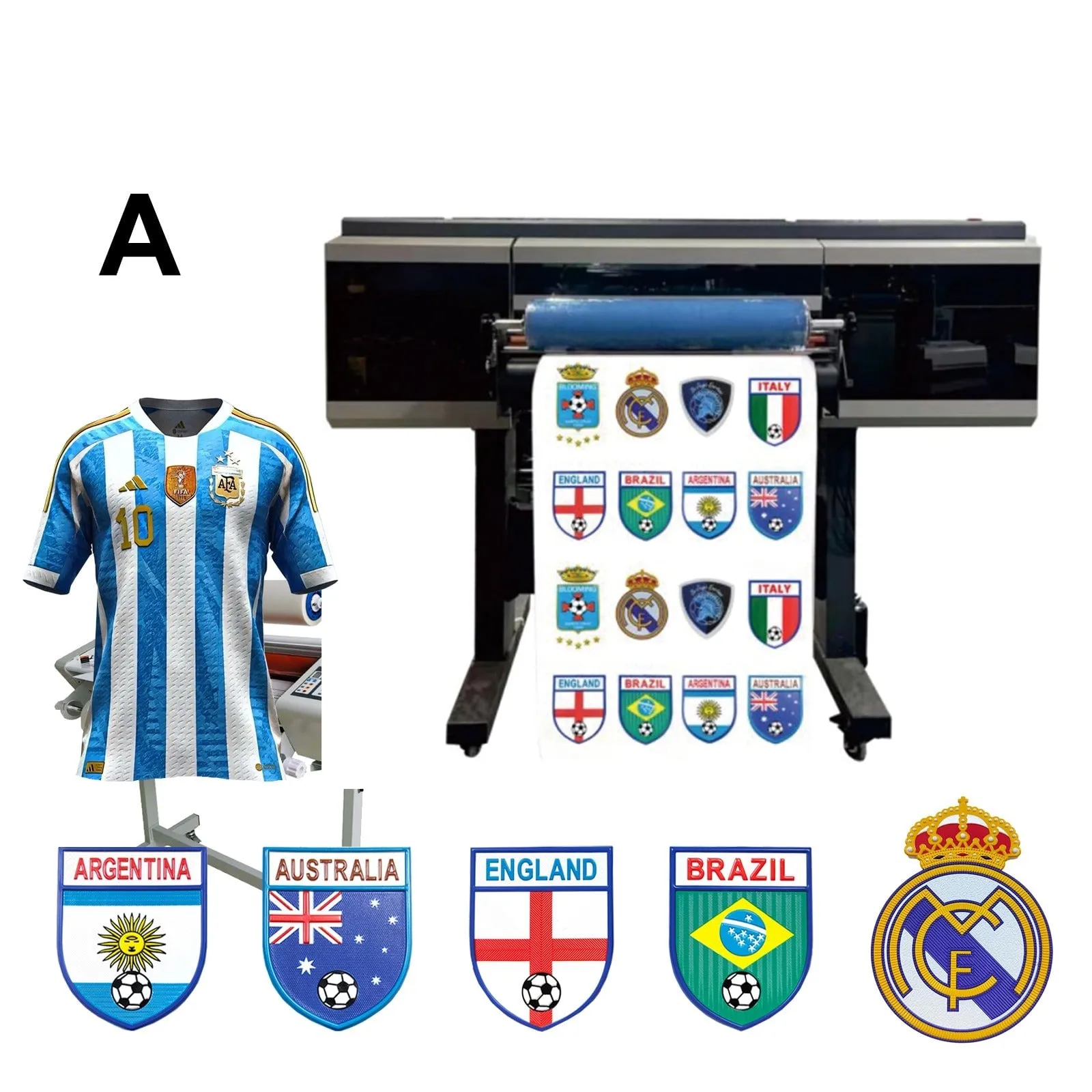 Plotter - Impresora Efecto 3D TPU DTF UV para Ropa