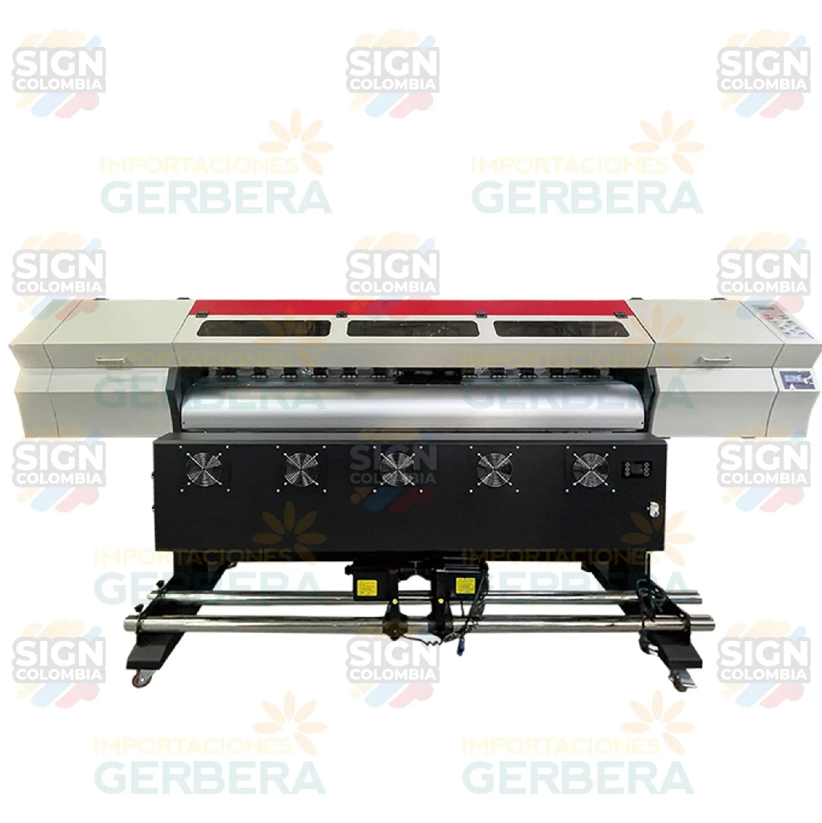 Plotter- Impresora Ecosolvente/ Sublimación de 1,8 m con 4 cabezales