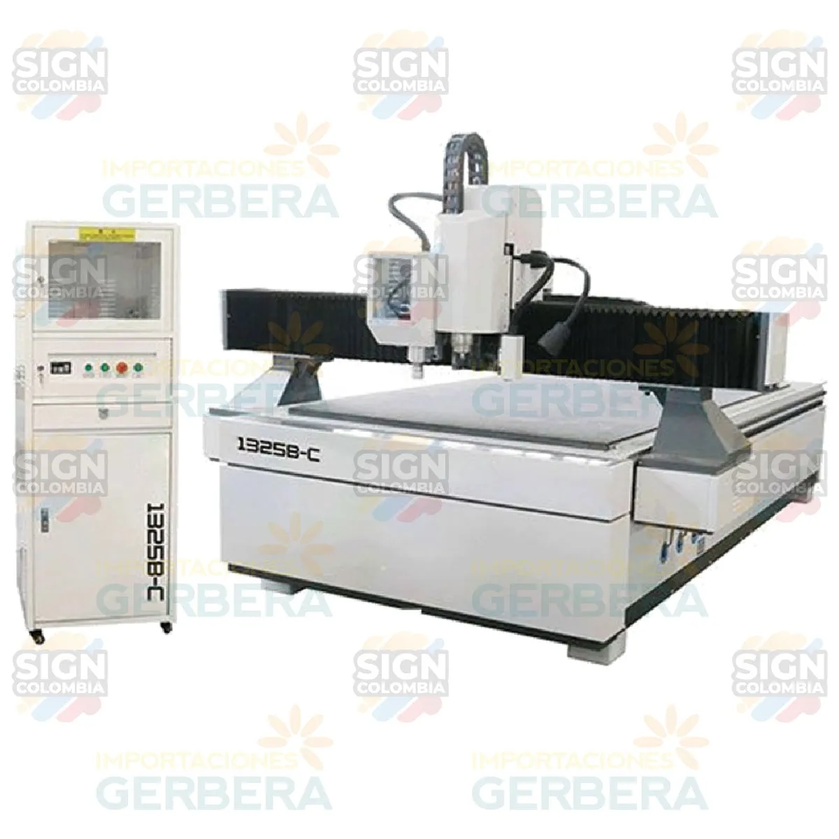 CNC Router Con Navaja Oscilatoria Doble Cabezal