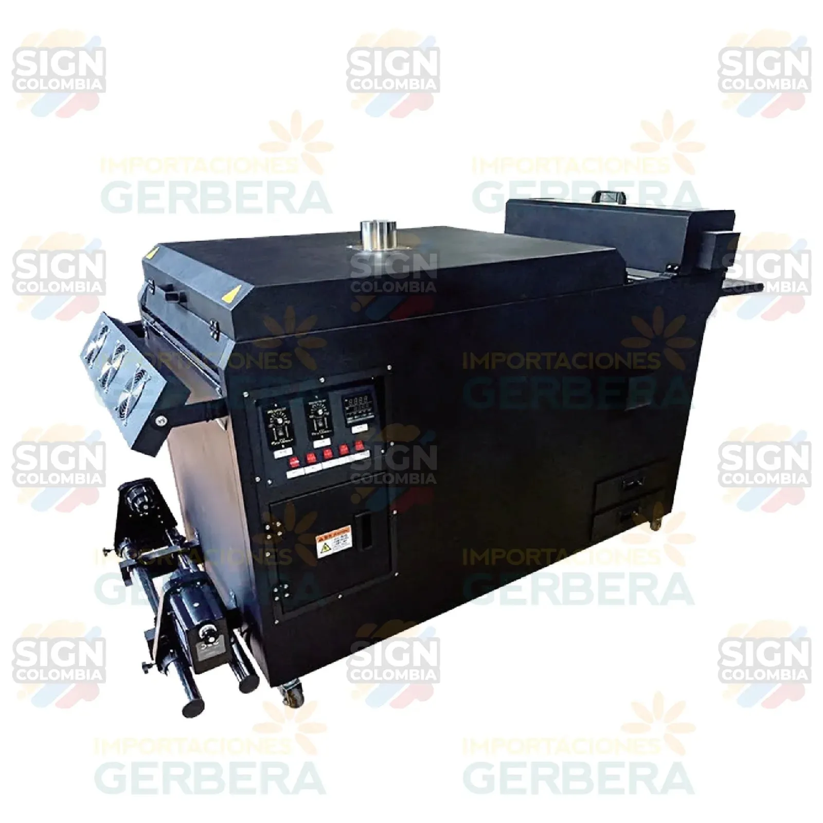 Máquina agitadora y secadora automática de polvo adhesivo DTF