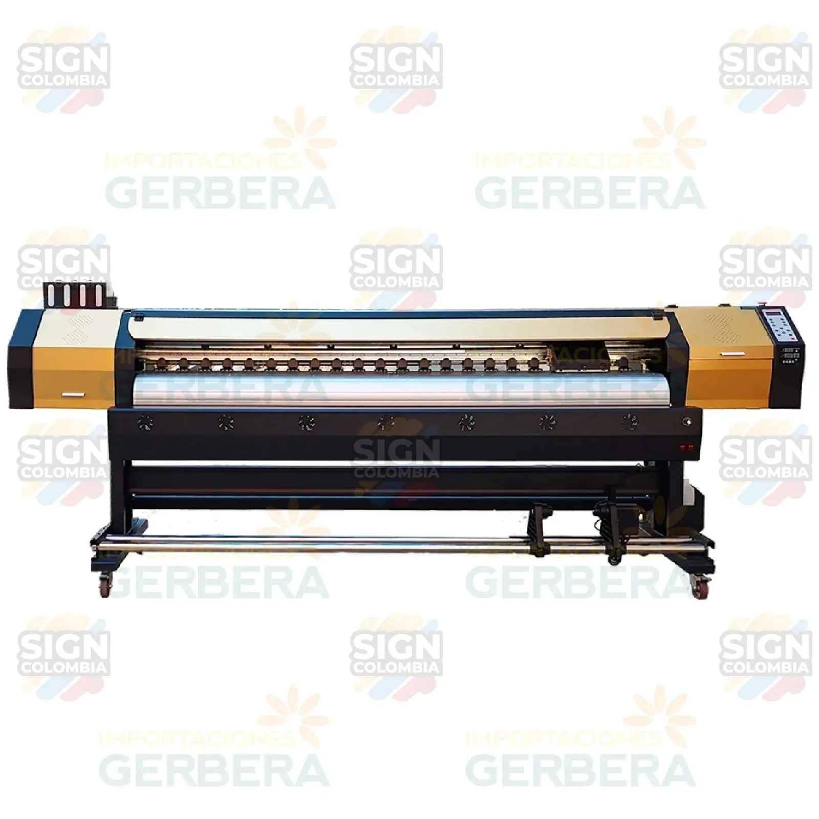 Impresora ecosolvente de 2,6 m con 2 cabezales de impresión Epson I3200E