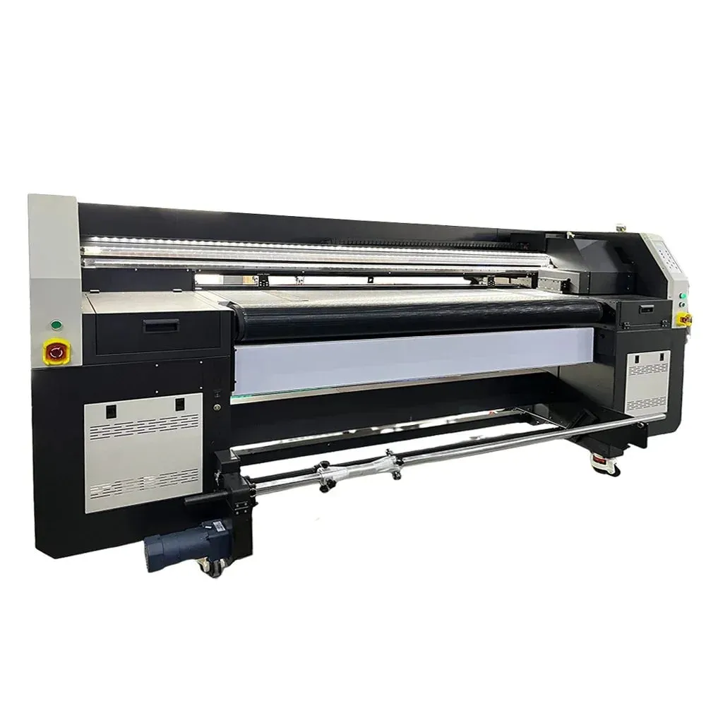Impresora de tinta híbrida UV de 1,8 m con 3/4 cabezales i3200U