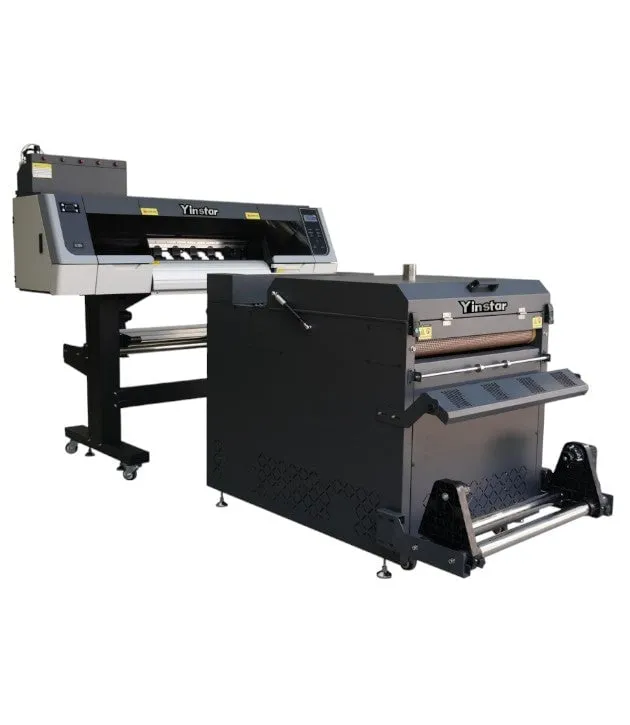 Impresora DTF de 60 cm y sistema agitador de polvo 2i3200