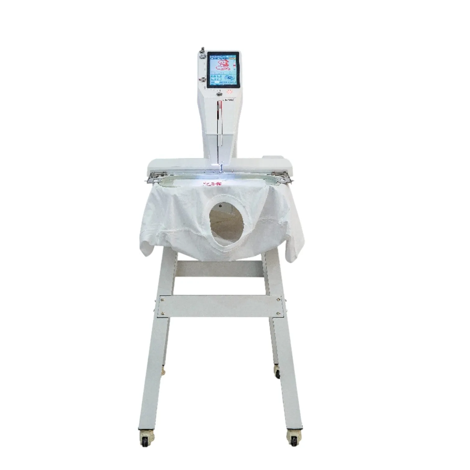 Máquina de bordar de una sola aguja