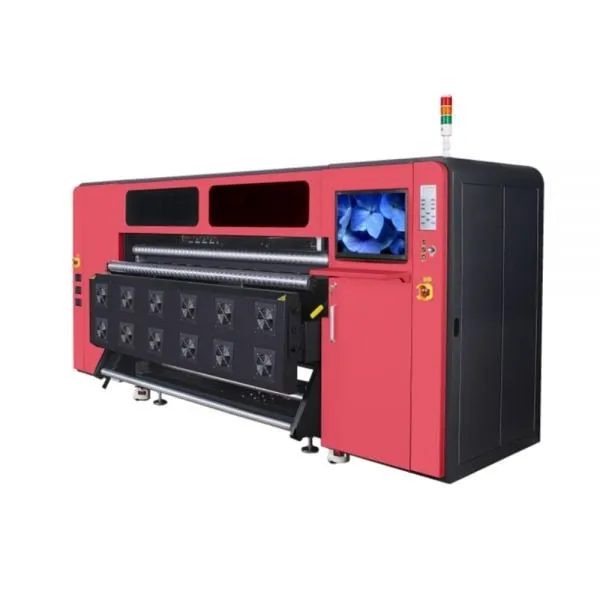 Impresora de sublimación industrial de 1,9m para tejidos de fibra con 24 cabezales Epson I3200A1