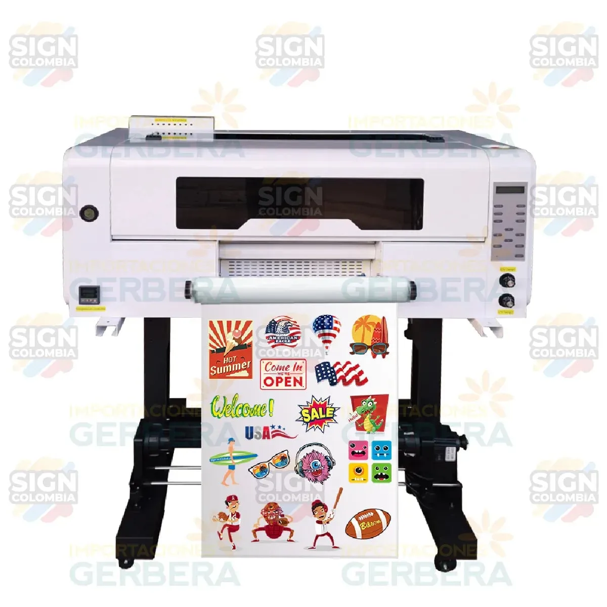 Impresora UV DTF 30cm 300B con 3 XP600