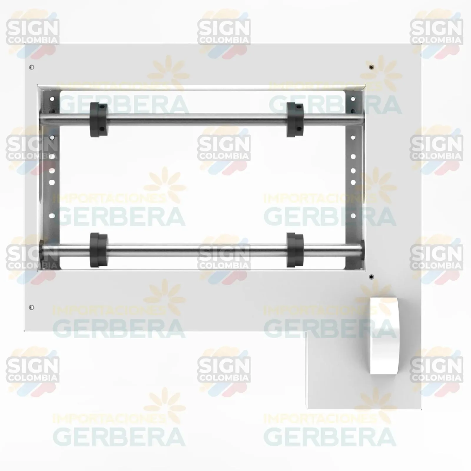 Rotary para impresora cama plana LED UV A3