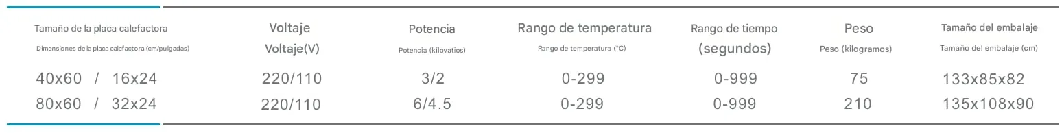 Plancha de presión lateral sin costuras de ocho brazos deslizante de doble puesto
