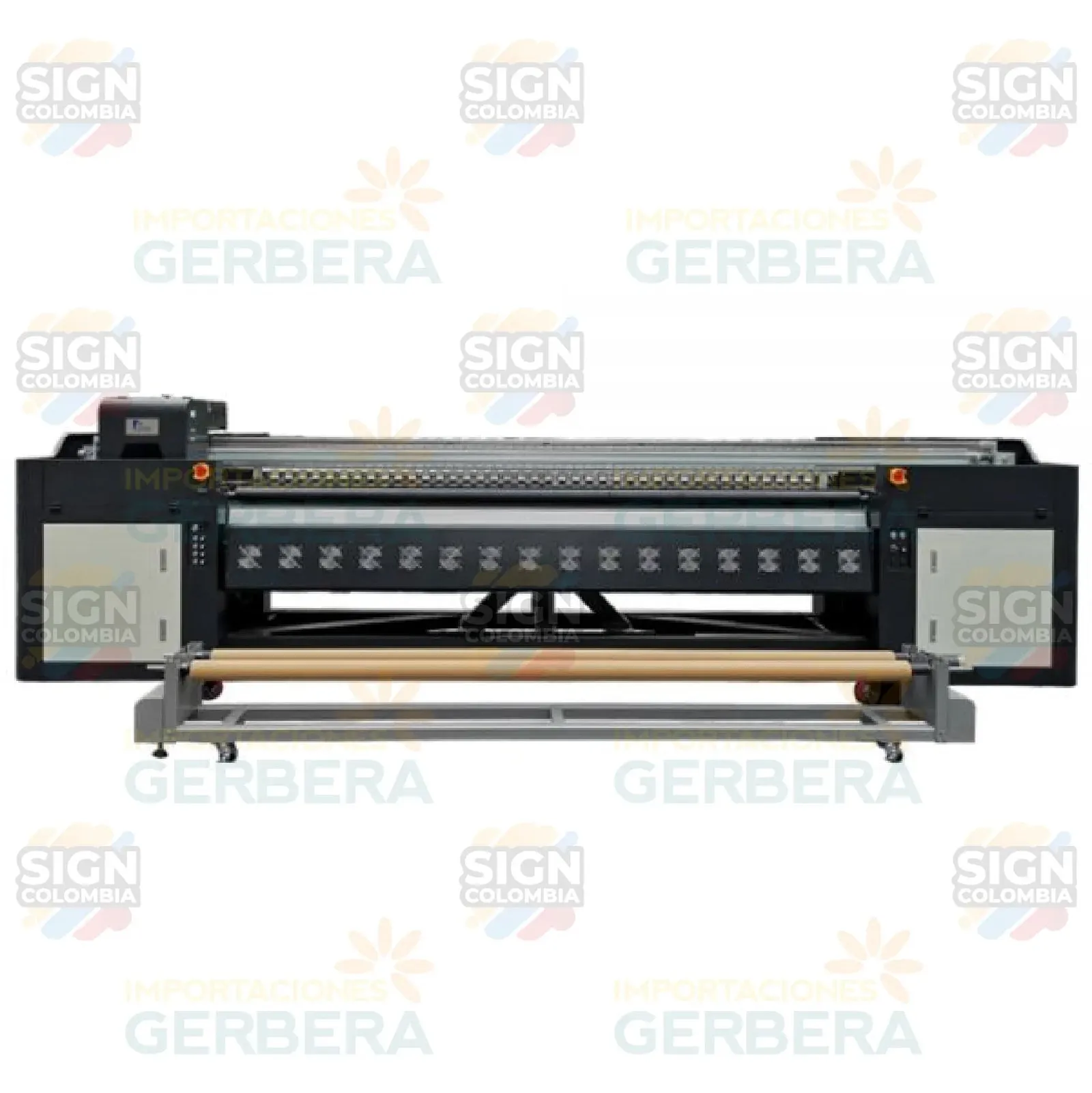 Impresora de inyección de tinta solvente digital de 3,2 M con cabezal HS1000/6988H de 12 piezas