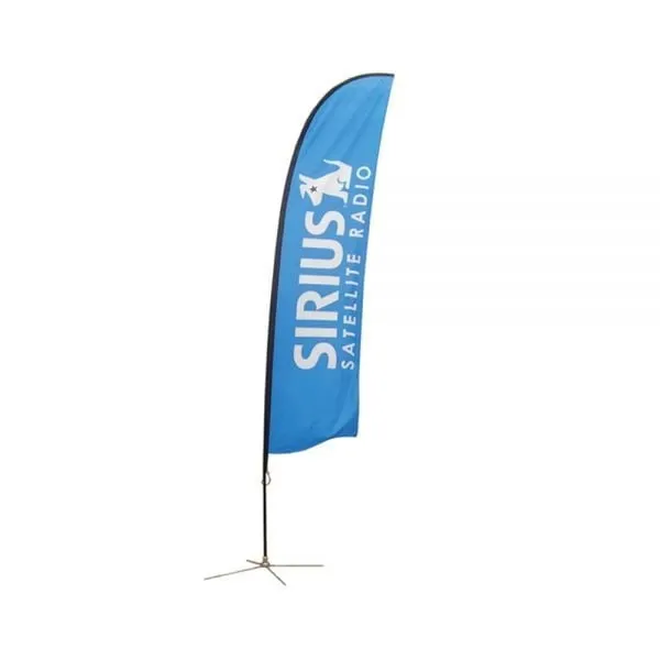 Banner de Bandera Con Base de Cruz 3.4m