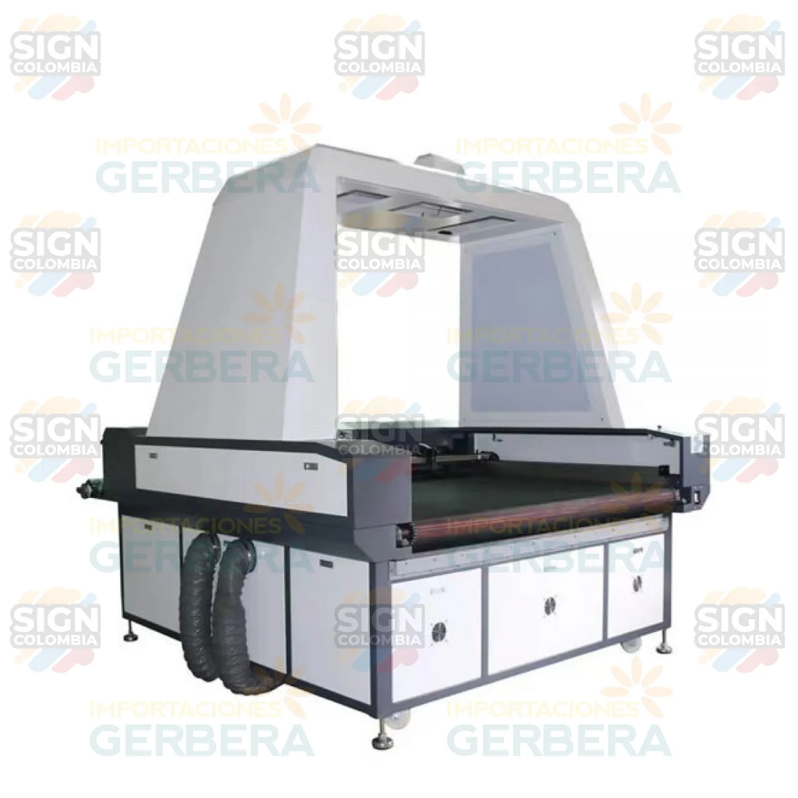 Cortadora láser de tela con cámara CCD