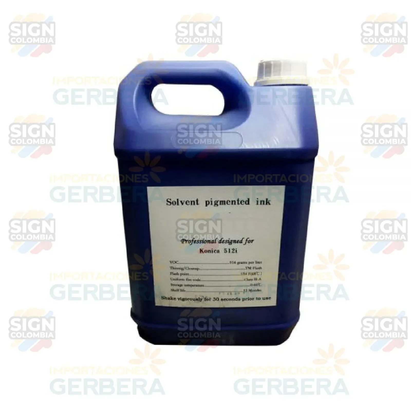 Tinta solvente Konica para 30PL-80PL (5L)