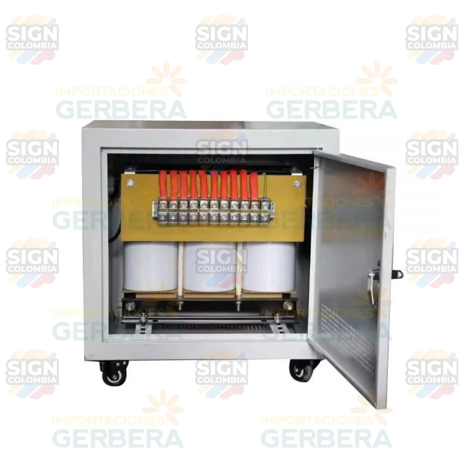 Transformador / Regulador automático de 60/80KW de 220VAC a 380VAC 5G