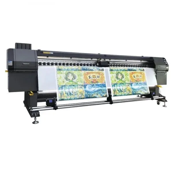 Impresora rollo a rollo de 3.2 m con 2 cabezales