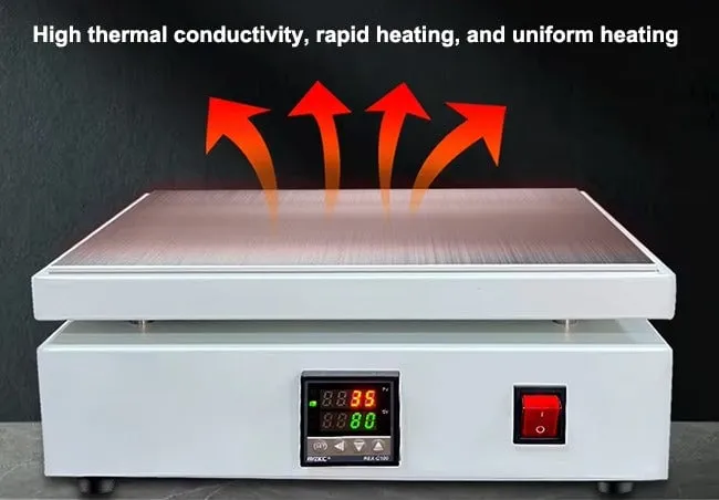 mesa de calentamiento a temperatura constante
