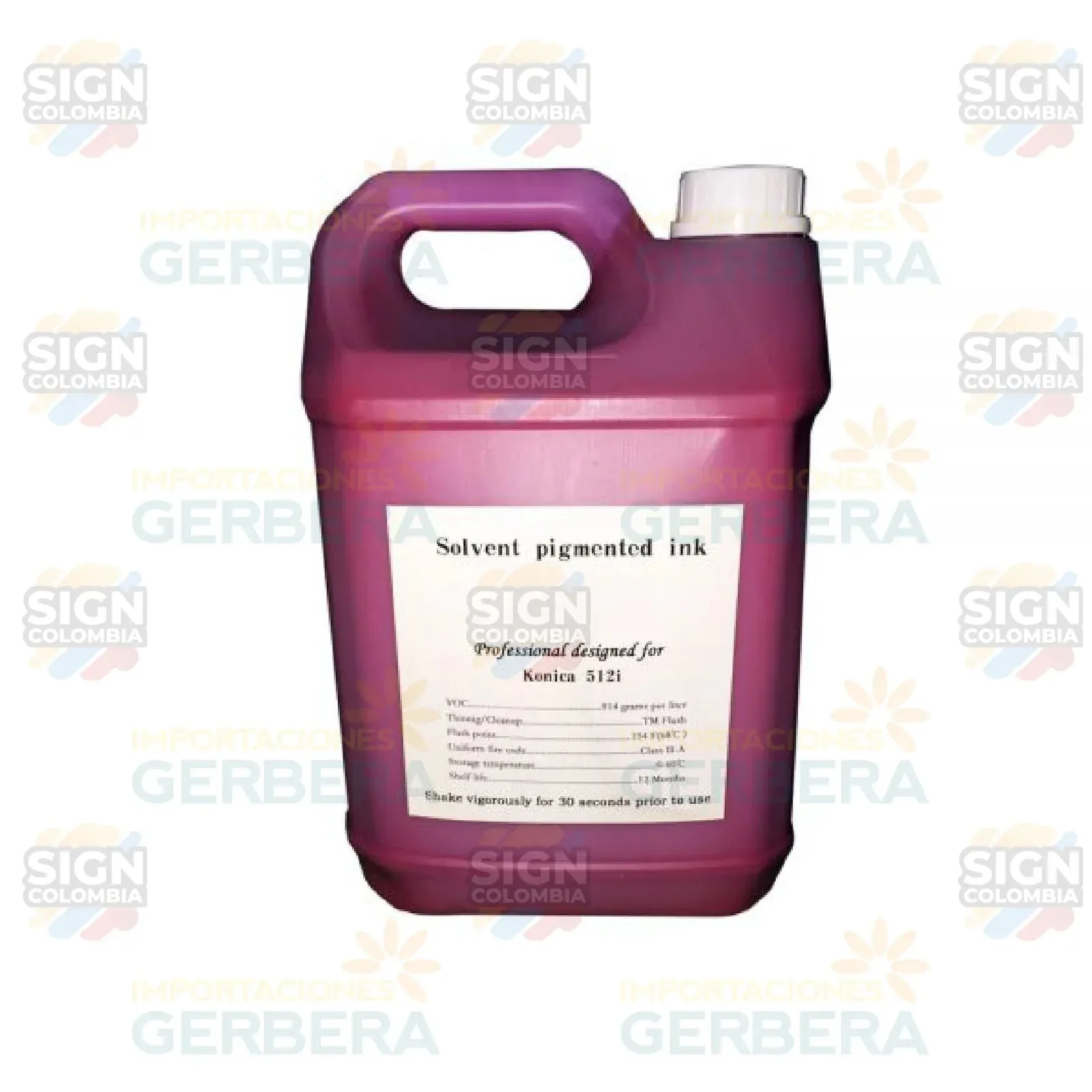 Tinta solvente Konica para 30PL-80PL (5L)