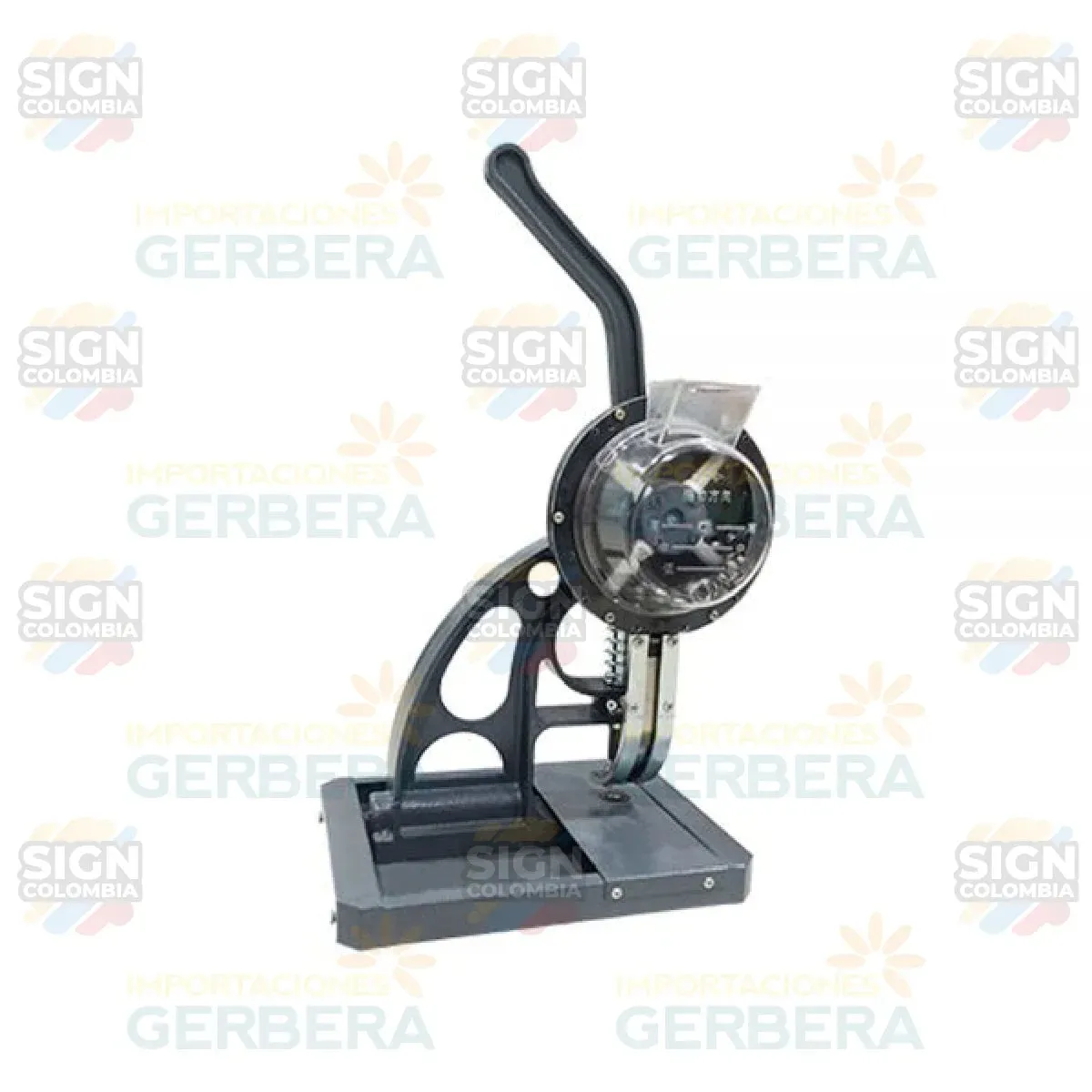 Máquina para prensar ojales semiautomática DK3+ para ojales de 10 mm