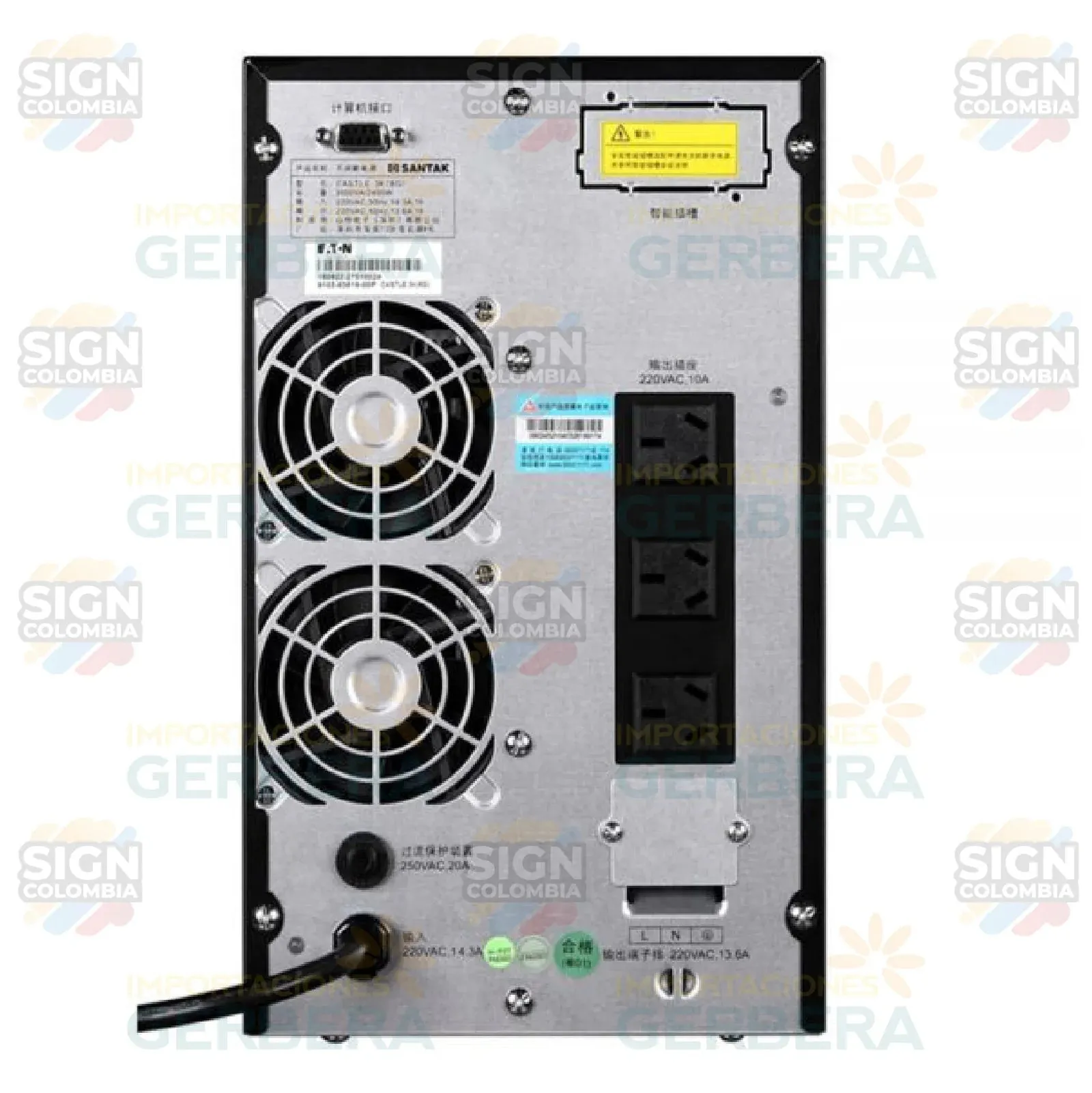 Fuente de alimentación UPS de 3 kVA/2400 W