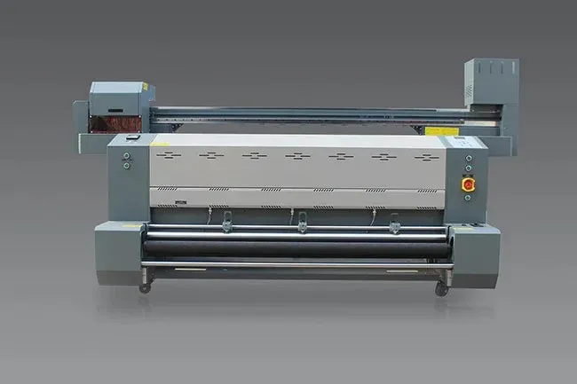 Impresora digital gran formato con impresión directa sobre tela de 1,6 m con 2 cabezales Epson 3200