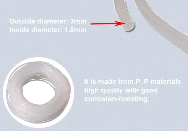 Manguera Tubo de tinta ECO Solvente (1.8mmx3mm)