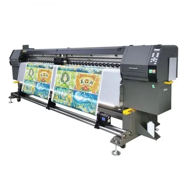 Impresora rollo a rollo de 3.2 m con 2 cabezales