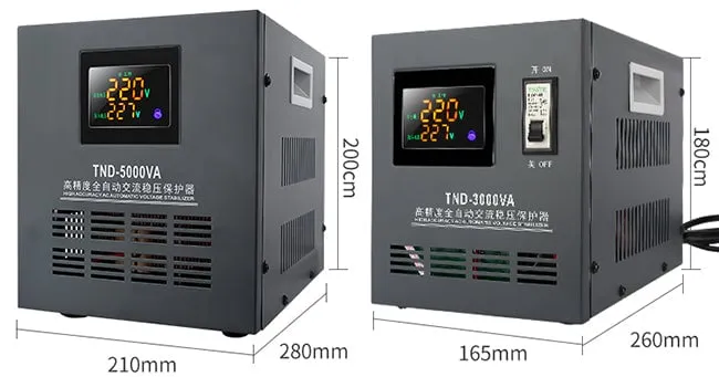 Transformador / Regulador de voltaje automático de 3/5KW 220VAC