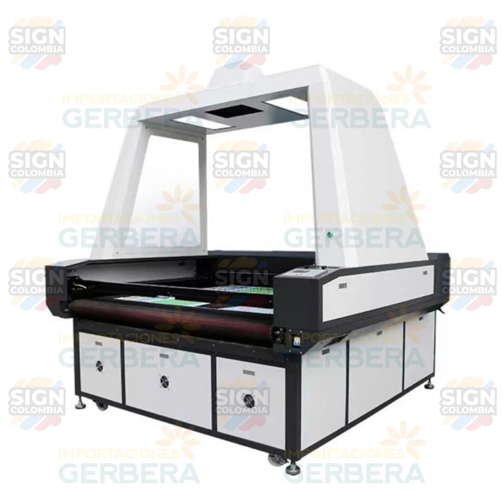 Cortadora láser de tela con cámara CCD