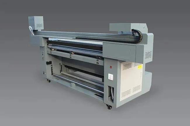 Impresora digital gran formato con impresión directa sobre tela de 1,6 m con 2 cabezales Epson 3200