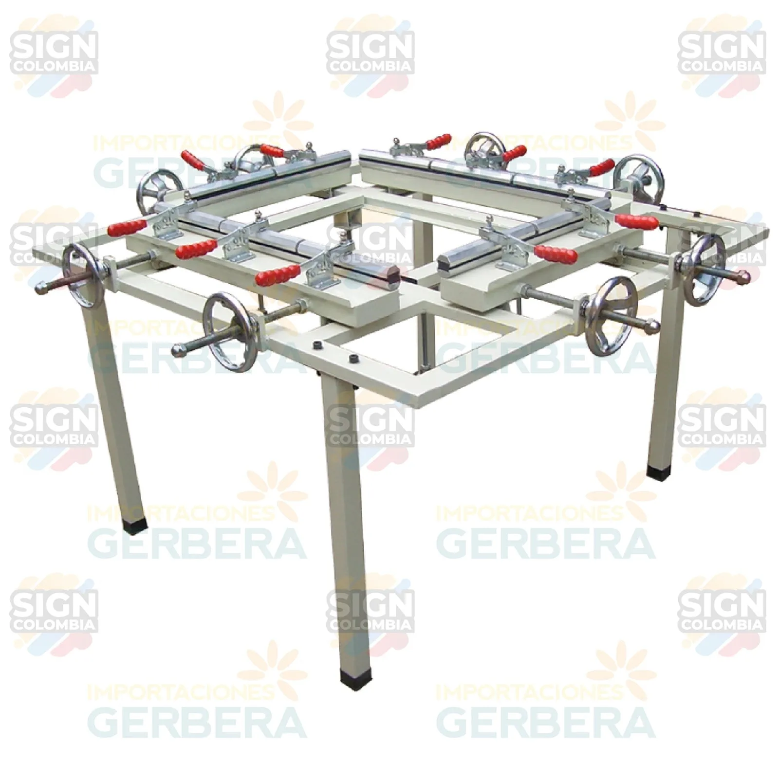 Máquina de estiramiento de pantalla manual