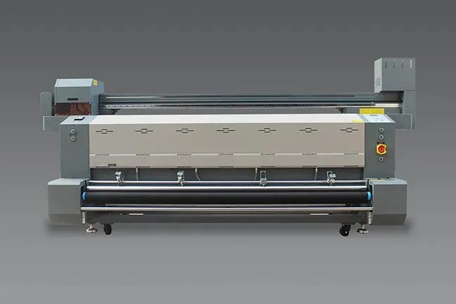 Impresora digital gran formato con impresión directa sobre tela de 1,6 m con 2 cabezales Epson 3200