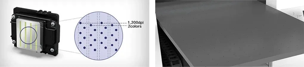 Cama plana A3 LED UVDTF con 1 I3200HD