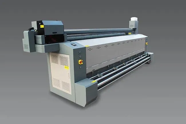 Impresora digital gran formato con impresión directa sobre tela de 1,6 m con 2 cabezales Epson 3200