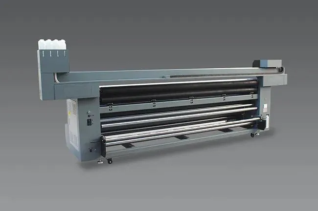 Impresora digital gran formato con impresión directa sobre tela de 1,6 m con 2 cabezales Epson 3200
