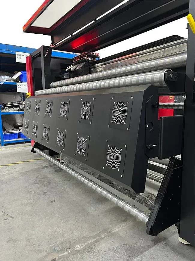 Impresora de sublimación industrial de 1,9m para tejidos de fibra con 24 cabezales Epson I3200A1